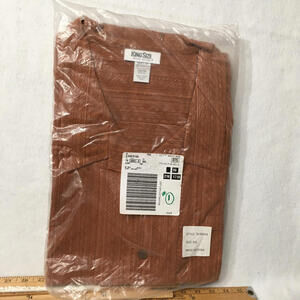 KINGSIZE Vintage Mens Big 6XL Collar Button Shirt NEW NIP XXXXXXL #1 copper